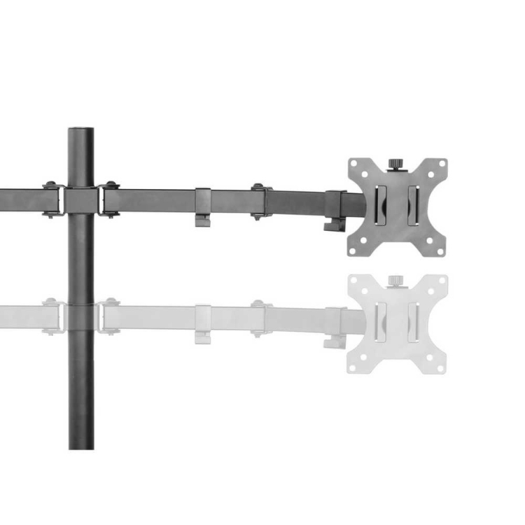 Suporte Mesa Horizontal 2 Monitores NapoFix 13-32" DM1200H