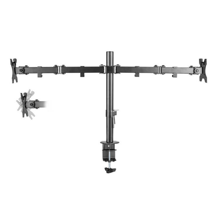 Suporte Mesa Horizontal 2 Monitores NapoFix 13-32" DM1200H
