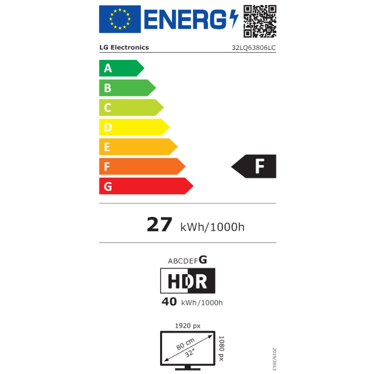 Televisão Smart TV LG 32" LED FHD WebOS 32LQ63806L