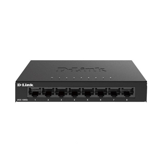 Switch D-Link DGS-108GL 8 Portas UnManaged Preto