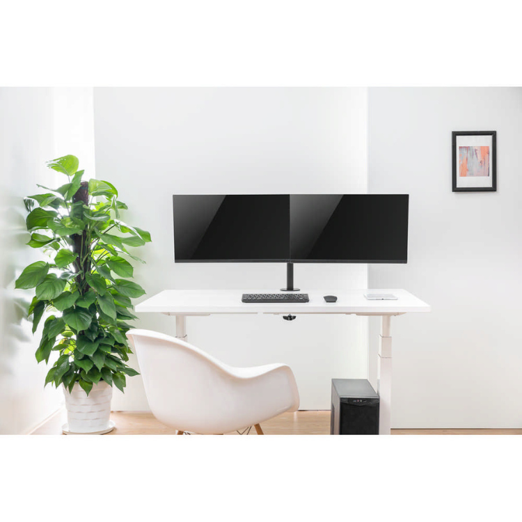Suporte Mesa Horizontal 2 Monitores NapoFix 13-32" DM1200H