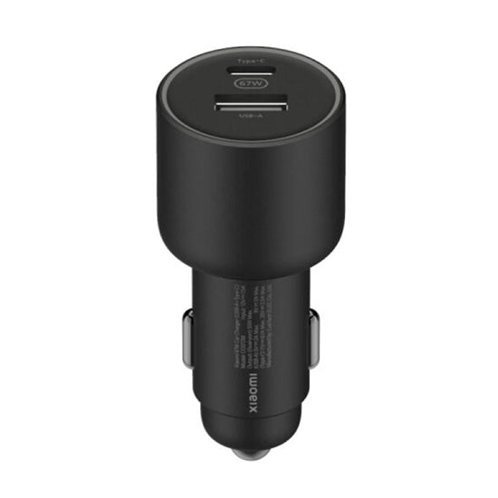 Xiaomi 67W Dual-Port-Zigarettenanzünder-Ladegerät Schwarz
