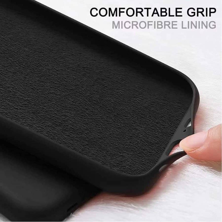 Capa Silicone Cover Xiaomi Note 8 Pro - Preto