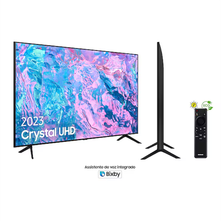 Samsung CU7105 Smart TV 4K LED 55" – Gebraucht Grade A+