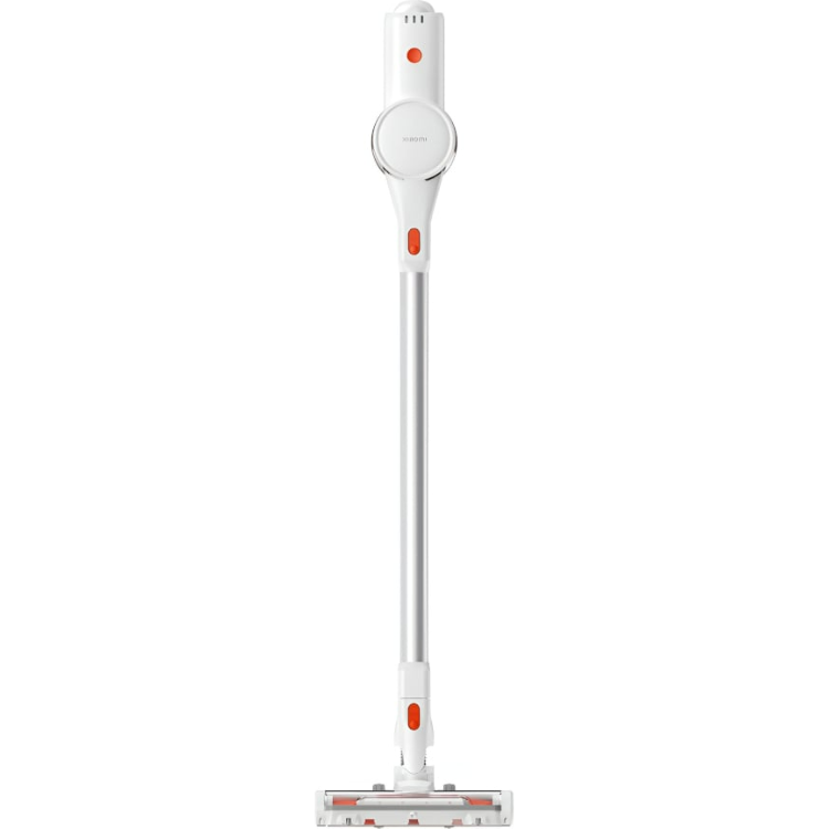 Xiaomi G20 Lite white vertical vacuum cleaner with orange accents.