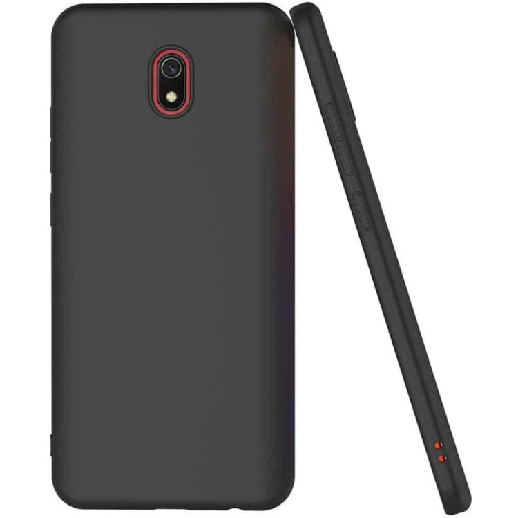 Silicone Cover Xiaomi Redmi 8A - Preto