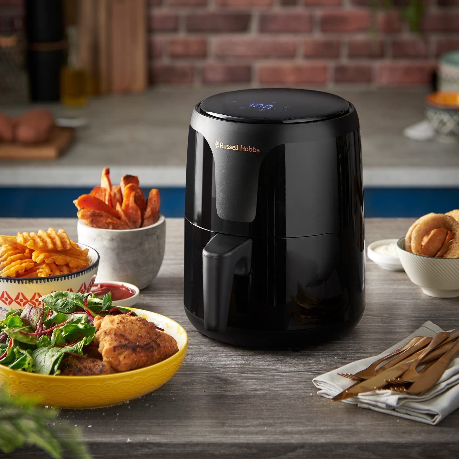 Russell Hobbs Heißluftfritteuse Satisfry 1,8L 1100W Schwarz
