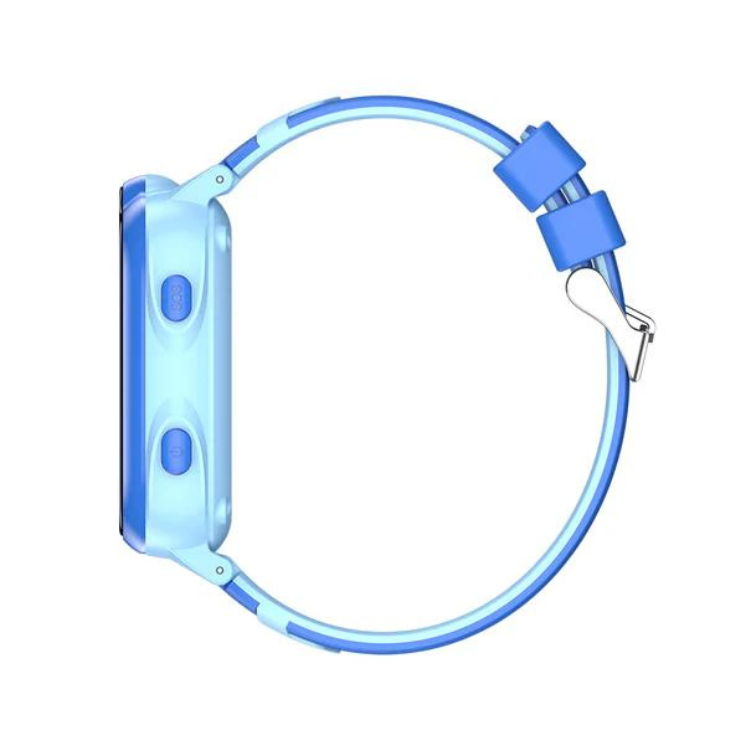 Smartwatch Blackview Z10 Kids azul com rastreador GPS e pulseira ajustável.