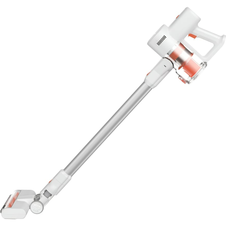 Xiaomi G20 Lite white vertical vacuum cleaner with orange accents
