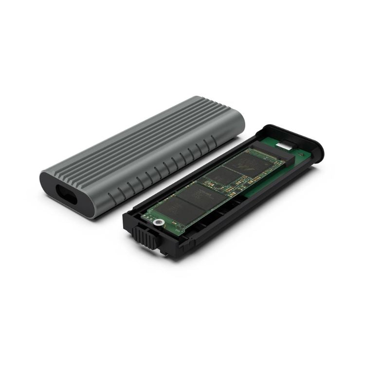 Caixa Externa Ewent EW7025 SSD M.2 NVMe USB-C/A 3.2 Cinzento