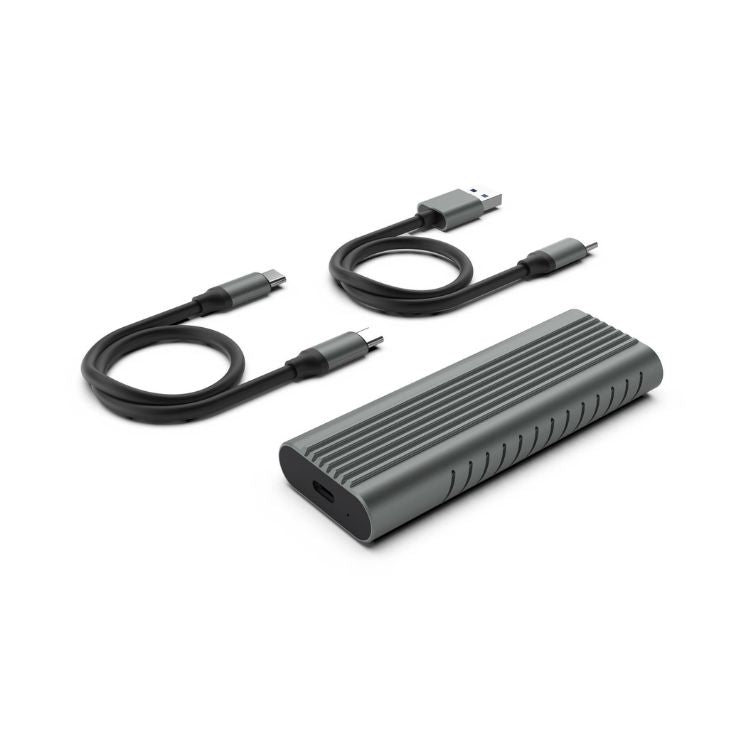 Caixa Externa Ewent EW7025 SSD M.2 NVMe USB-C/A 3.2 Cinzento