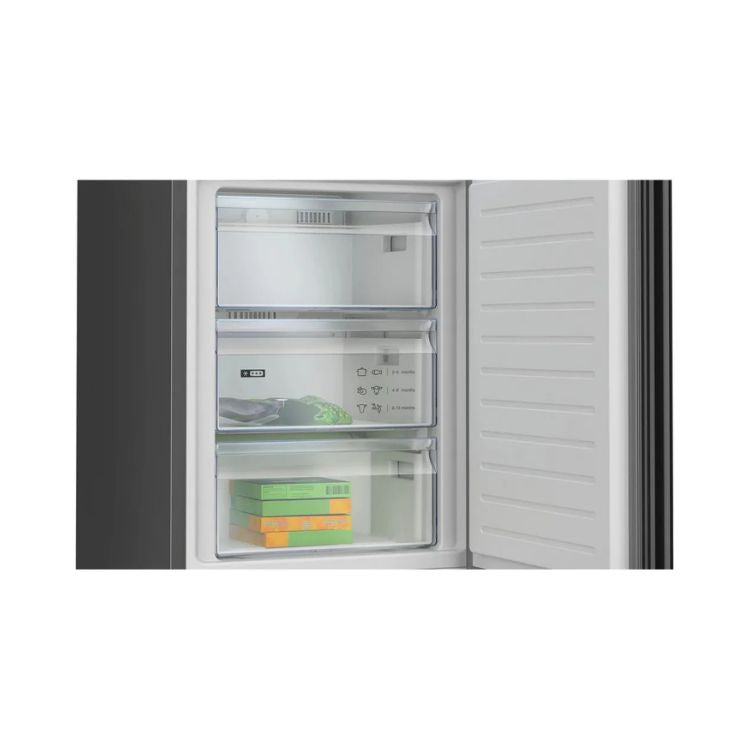 Frigorífico Combinado Balay 3KFD655NI 321L Total No Frost Cristal Preto Classe D