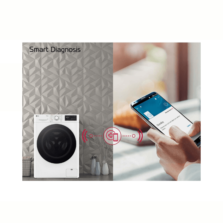 Máquina Lavar Roupa LG F4WR5510A0W 10Kg 1400RPM Classe A
