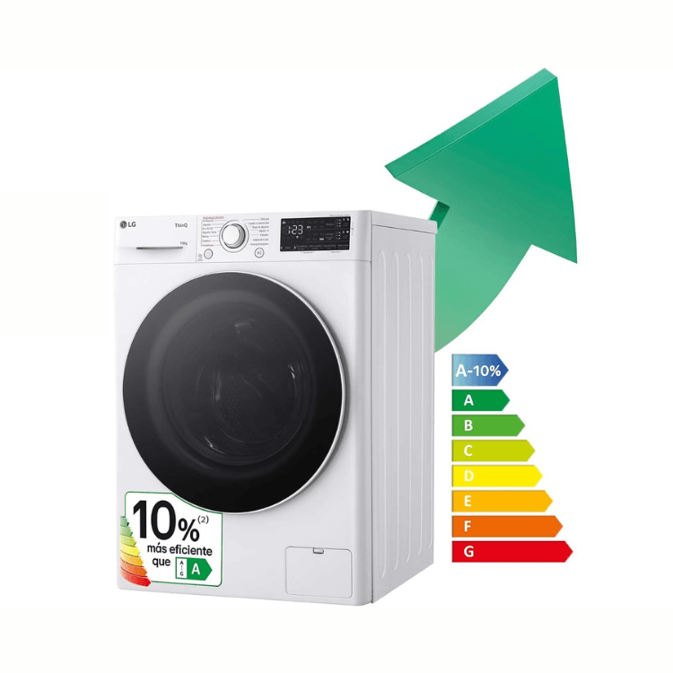 Máquina Lavar Roupa LG F4WR5510A0W 10Kg 1400RPM Classe A