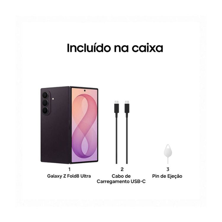 Smartphone Samsung Galaxy Z Fold8 Ultra F976 5G 12GB/256GB Dual Sim Violeta
