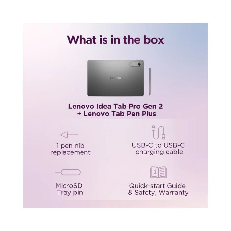 Lenovo Idea Tab Pro Gen 2 13" 3,5K Wi-Fi 12GB/256GB + Pen Stylus Cinzento