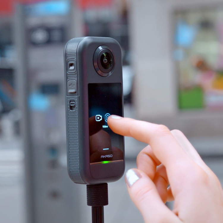 Action Cam Akaso 360 Bundle Creator Preto