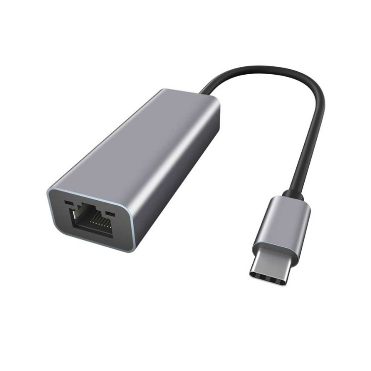 Adaptador de Rede Ewent Gigabit USB-C Cinza EW9818