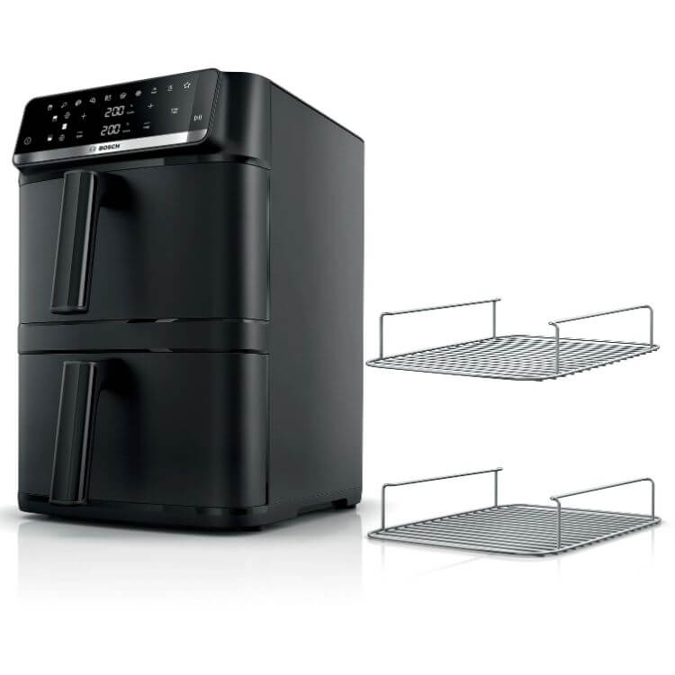 Fritadeira Bosch Air Fryer Serie 6 MAFD661B4 12L Preto
