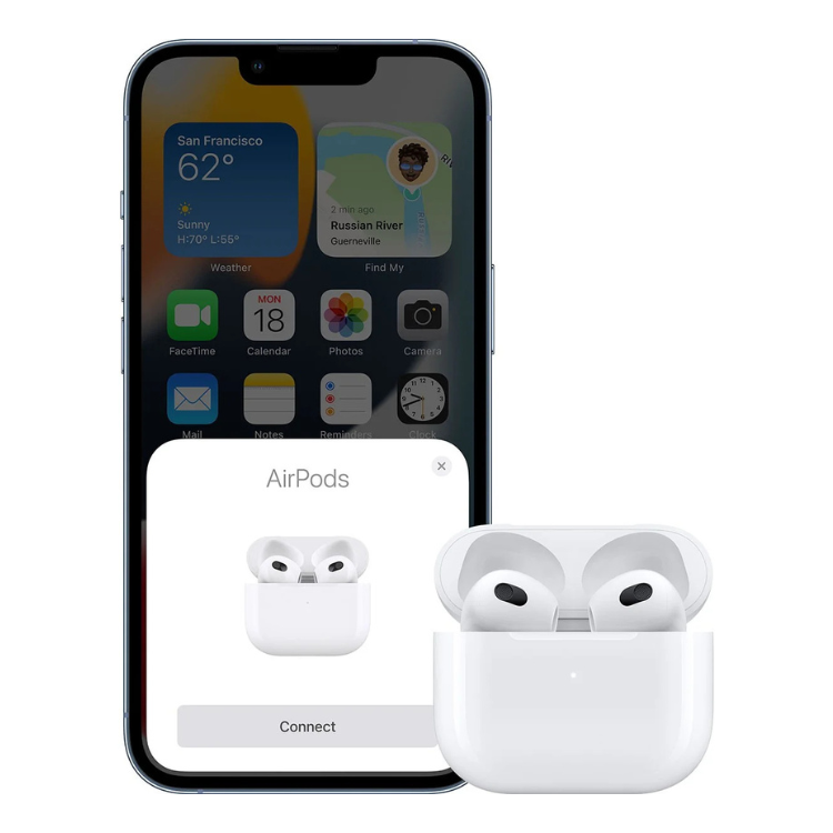 Auriculares Bluetooth Apple AirPods 3ª Geração Lightning Branco