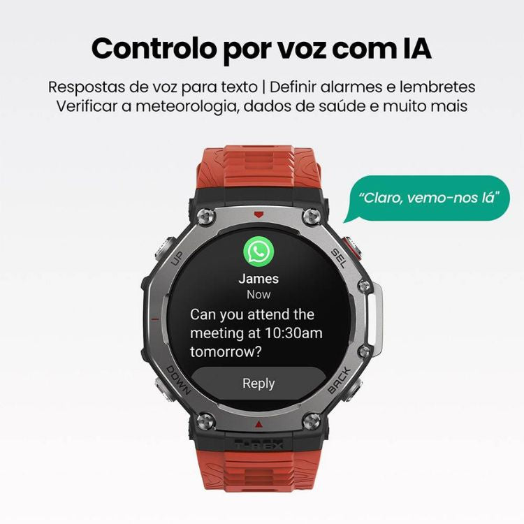 Smartwatch Amazfit T-Rex 3 48mm Preto