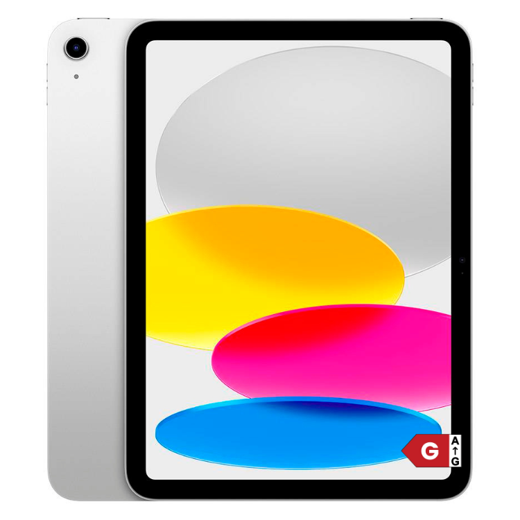 Tablet Apple iPad 11ª Geração 11" prata com ecrã colorido e 256GB.