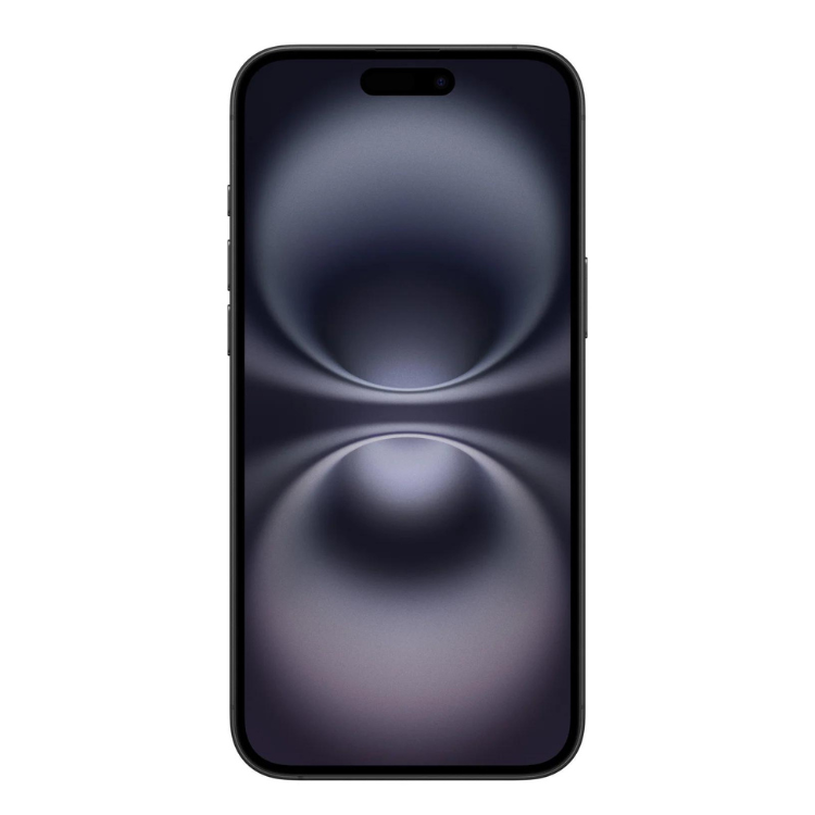 iPhone 16, 128GB, Preto, ecrã 6.1 polegadas, processador A16 Bionic, câmaras duplas, bateria 4082mAh.