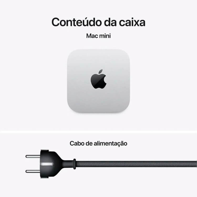 Apple Mac Mini M6 CPU 12core / GPU 12core 16GB/256GB Prateado