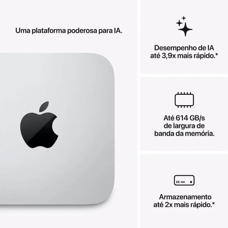 Apple Mac Studio M5 Max CPU 18core / GPU 32core 36GB/512GB Prateado