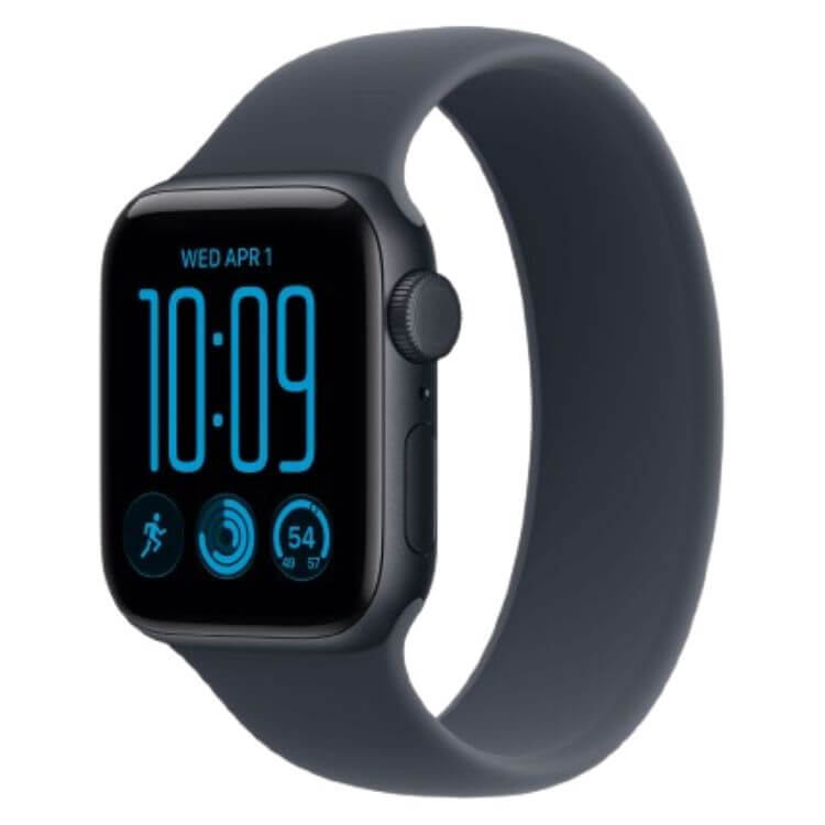 Apple Watch SE 3 GPS + Cellular 44mm Alumínio Preto c/ Bracelete Desportiva Preto - S/M