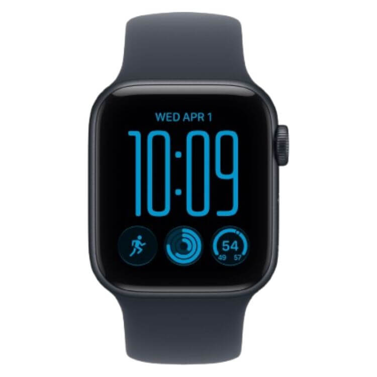 Apple Watch SE 3 GPS + Cellular 44mm Alumínio Preto c/ Bracelete Desportiva Preto - S/M