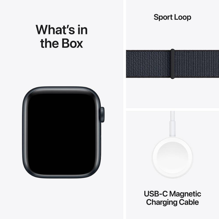 Smartwatch Apple Watch SE GPS + Cellular 40mm Alumínio Preto c/ Bracelete Desportiva Loop Ink