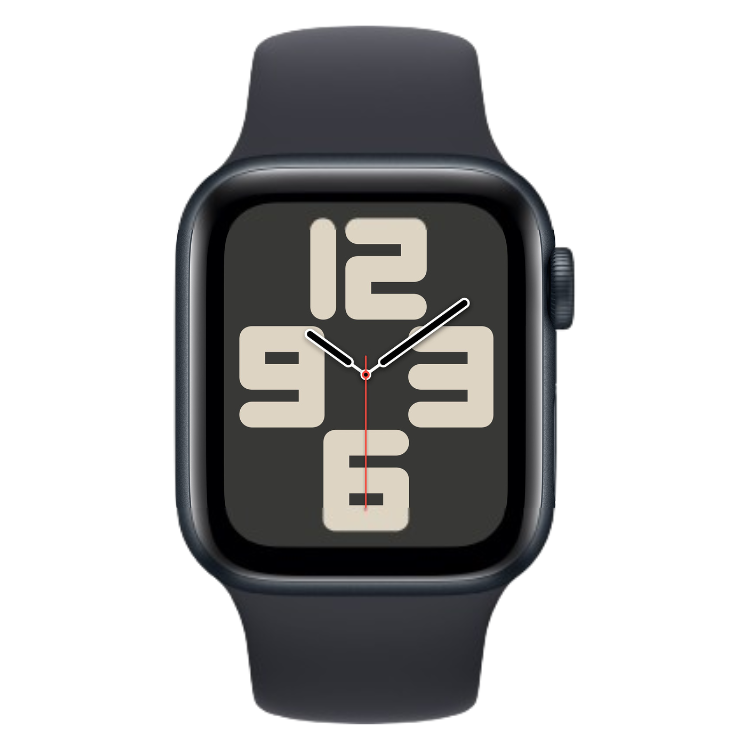 Apple Watch SE 2. Generation GPS 40mm Schwarz (Refurbished by Apple)