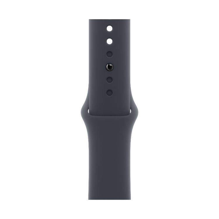 Pulseira desportiva preta para smartwatch Apple Watch.