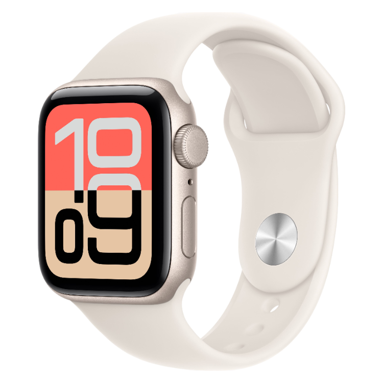 Apple Watch SE 3 GPS + Cellular 40mm Alumínio Luz das Estrelas c/ Bracelete Desportiva Luz das Estrelas - S/M