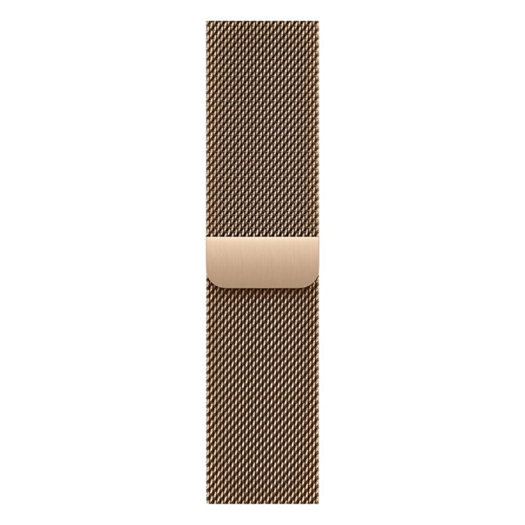 Pulseira Loop Milanesa dourada para Apple Watch.