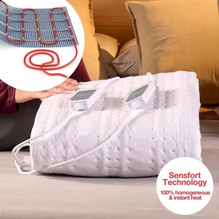 Aquecedor de Cama Solac CT8627 60W 140x150cm
