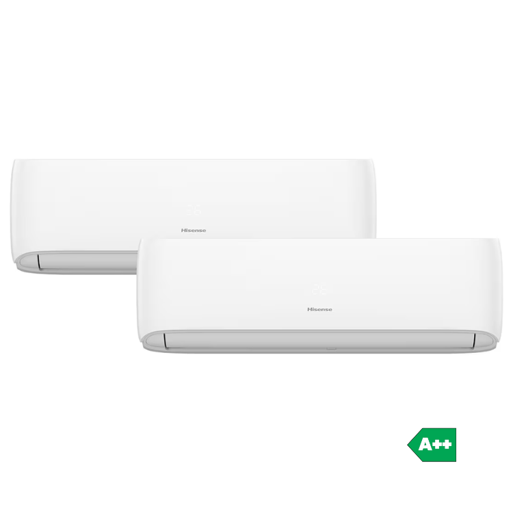 Klimaanlage Hisense 2AMW52CF912 Multisplit 2x1 Heizen/Kühlen 9000BTU+1200BTU