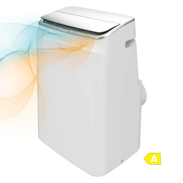 Cecotec ForceClima 12600 Soundless portable air conditioner, white, 12000BTU, heating and cooling.