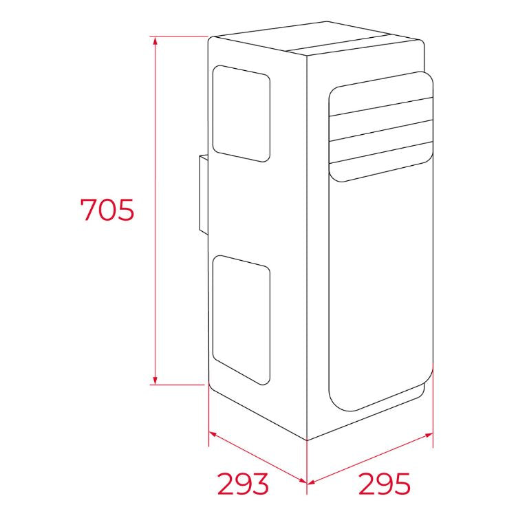 Ar Condicionado Portátil Teka TKPA-09CRN7 9000BTU Branco