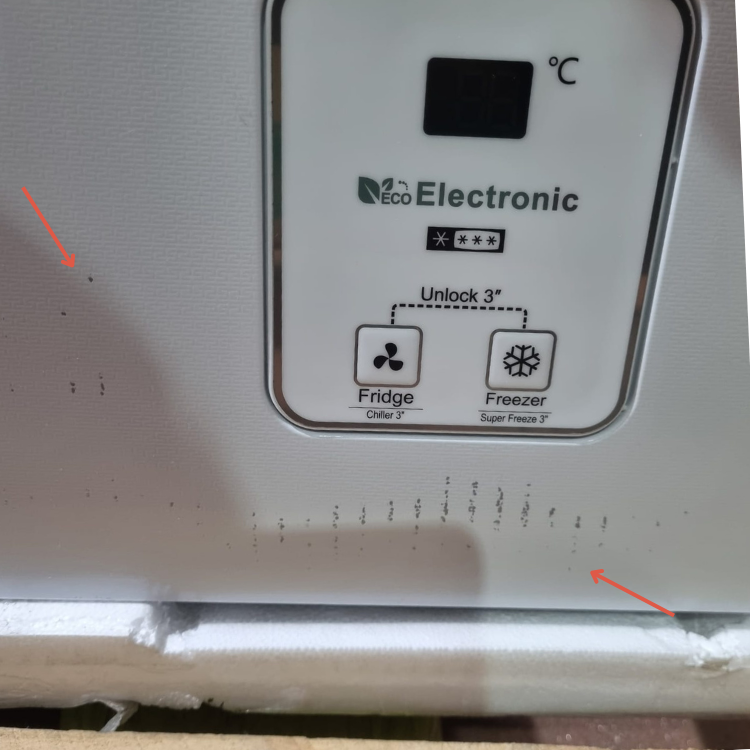 Arca Congeladora Horizontal Hisense FT321D4AWLE 248L Branco - Novo/Ligeiro Dano