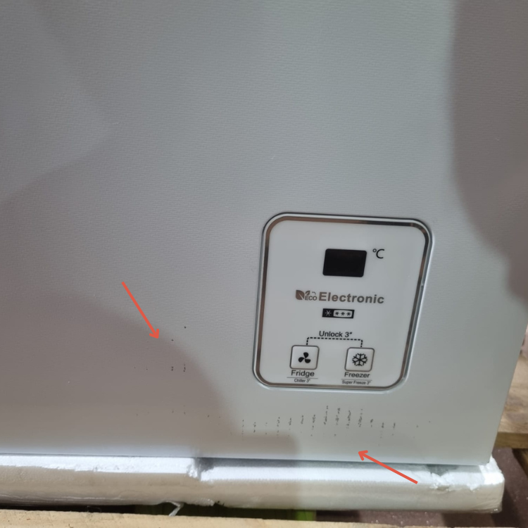 Arca Congeladora Horizontal Hisense FT321D4AWLE 248L Branco - Novo/Ligeiro Dano