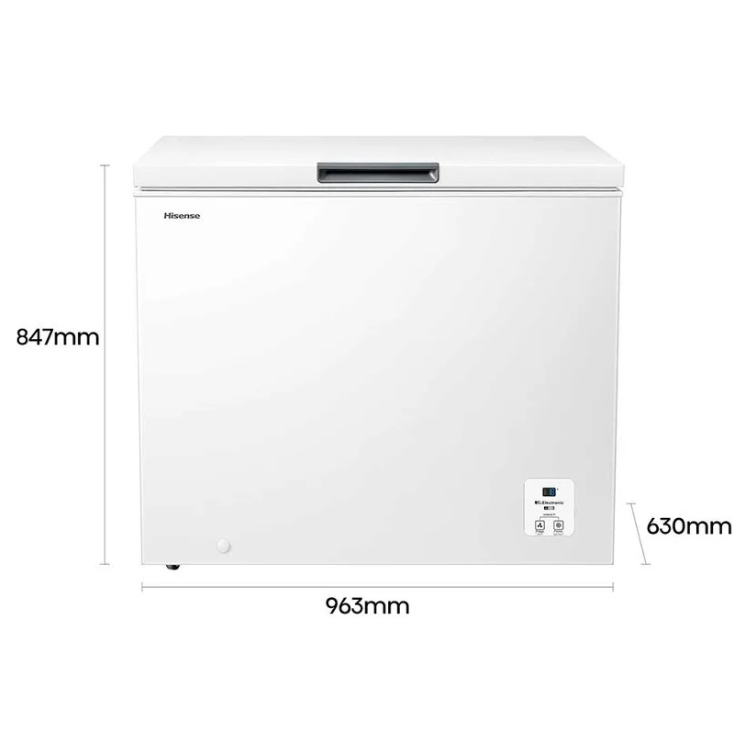Arca Congeladora Horizontal Hisense FT321D4AWLE 248L Branco - Novo/Ligeiro Dano