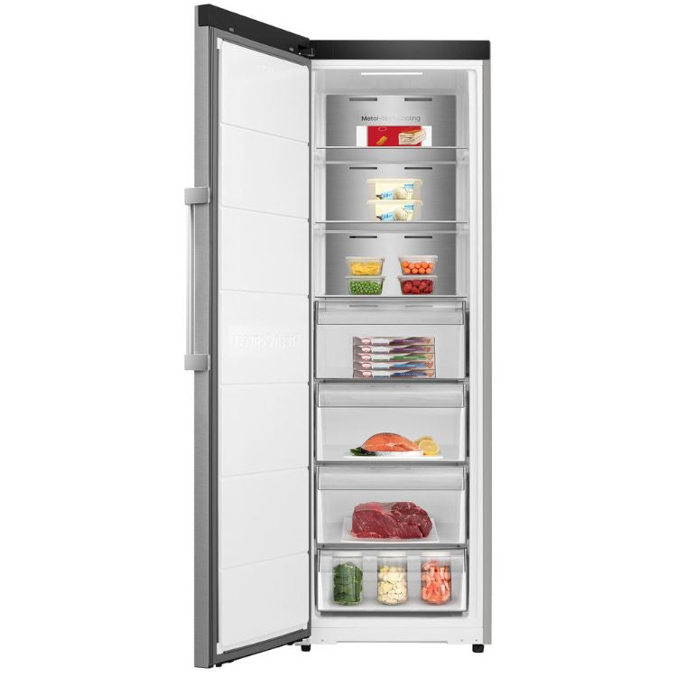 Arca Congeladora Vertical Hisense FT3K310SAIE1 312L Inox