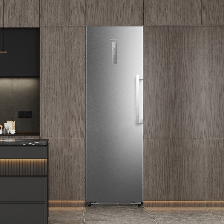 Arca Congeladora Vertical Hisense FT3K310SAIE1 312L Inox