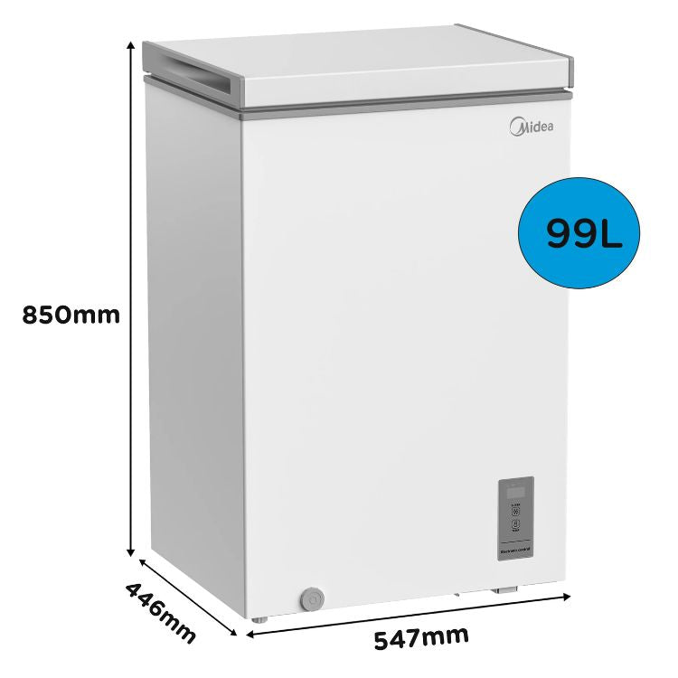 Arca Congeladora Horizontal Midea MDRC154FZE01 99L Branco