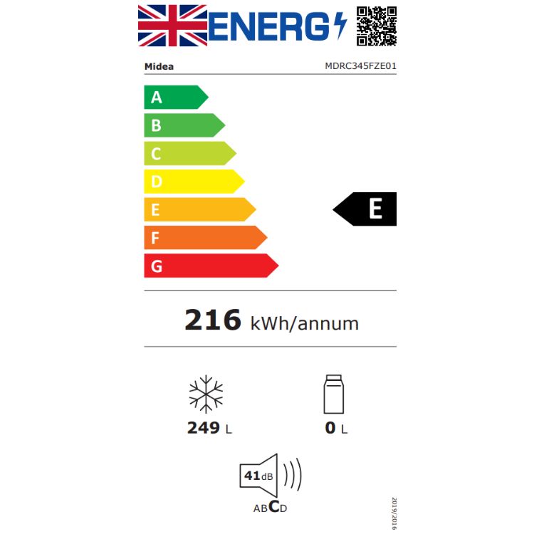 Arca Congeladora Horizontal Midea MDRC345FZE01 249L Branco