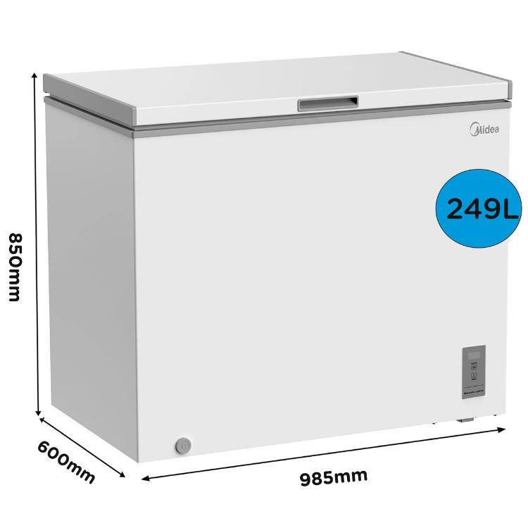 Arca Congeladora Horizontal Midea MDRC564FZE01 418L Branco