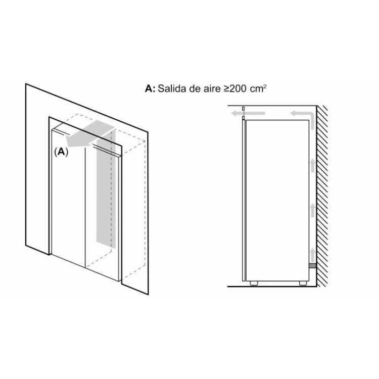 Gefrierschrank vertikal Balay 3GFE563WE 242L - Neu/Leichte Beschädigung