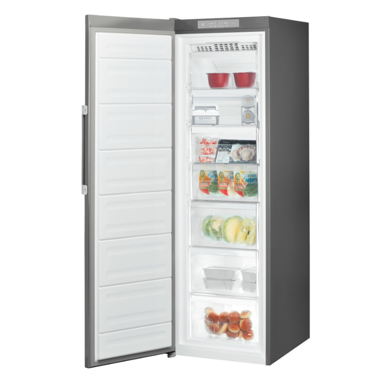 Arca Congeladora Vertical Whirlpool UW8F2YXBIF2 263L Inox